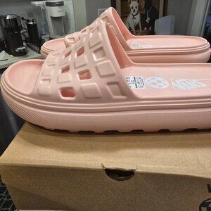 Vans Slide On VR3 Cush Sandals Light Pink Women's Size 10 Slip On NEW